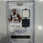 Kawhi Leonard 2017-18 Panini National Treasures Game Worn Jersey Patch Auto /35