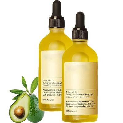 Natural Hair Growth Oil, Veganic Organic Natural Hair Growth Oil 60ml