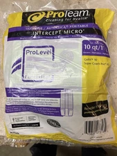 ProTeam 10 PK 107313 Intercept Micro Filter Bags 10 QT New & Sealed