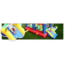 Kids Inflatable Bounce House with Ball Pit,  Fun Birthday