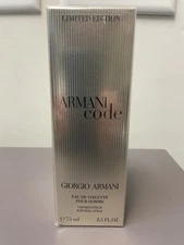 Armani Code (Golden) Limited Edition EDT Spray Mens 2.5 FL OZ/75 ML NIB RARE GEM