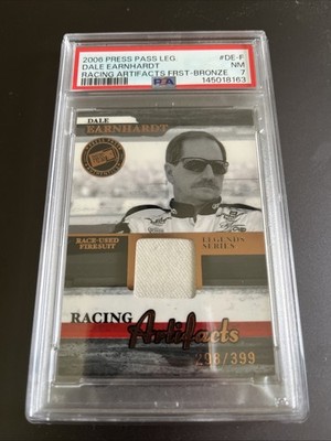 2006 Press Pass legends Dale Earnhardt Racing Artifacts bronze /399 PSA 7 Rare