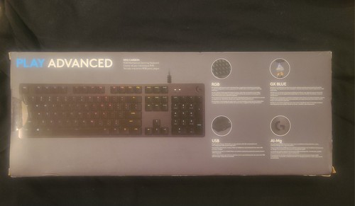 Brand New Logitech G512 Carbon Gaming Mechanical Keyboard LED - Picture 2 of 2