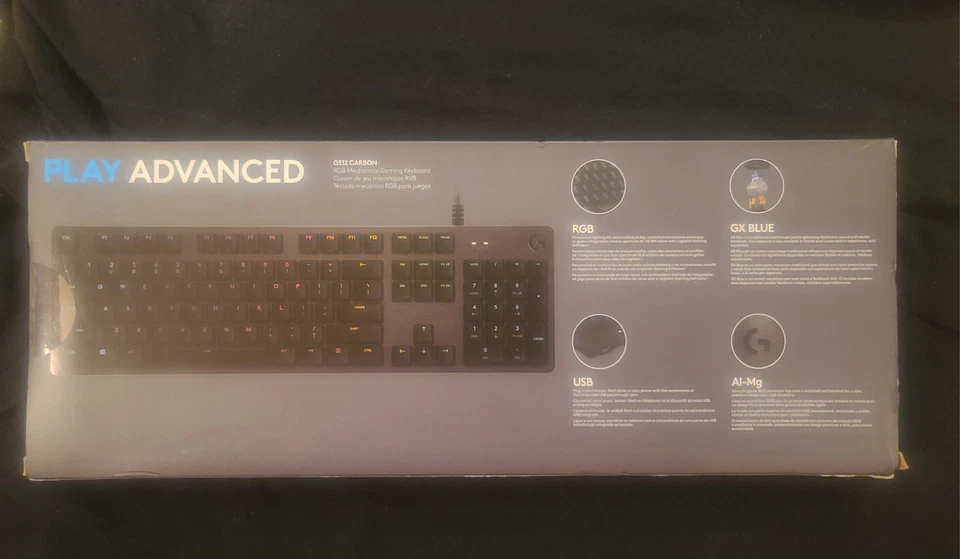 Brand New Logitech G512 Carbon Gaming Mechanical Keyboard LED - Image 2 of 2