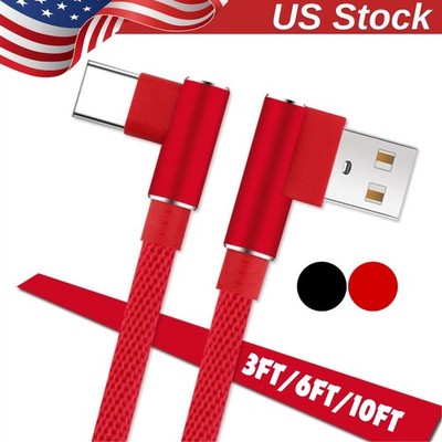 Braided USB Type C Fast Charging Cable for iPhone 17 Air 16 15 Pro Max/Samsung