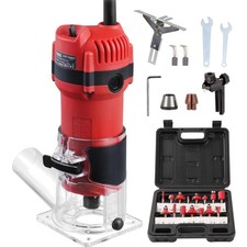 Holzfr&auml;se Oberfr&auml;se 800W 31000U/min Staubabsaugung Fr&auml;ser Set Holzbearbeitung