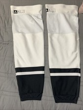 Adidas NHL 2022 Las Vegas All Star Game Hockey Socks White Black Size NWOT