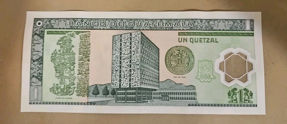 2008 Guatemala 1 Quetzal Note - Image 2 of 2