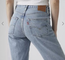 Levi s Premium 90 s Women 501 Selvedge VTG Denim Big E Red Tab Jeans Med Wash 26