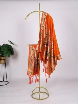 Schwer Gaji Seide Designer Potola Bedruckt Einzigartig Dupatta für Party & Wear - Bild 1 von 4