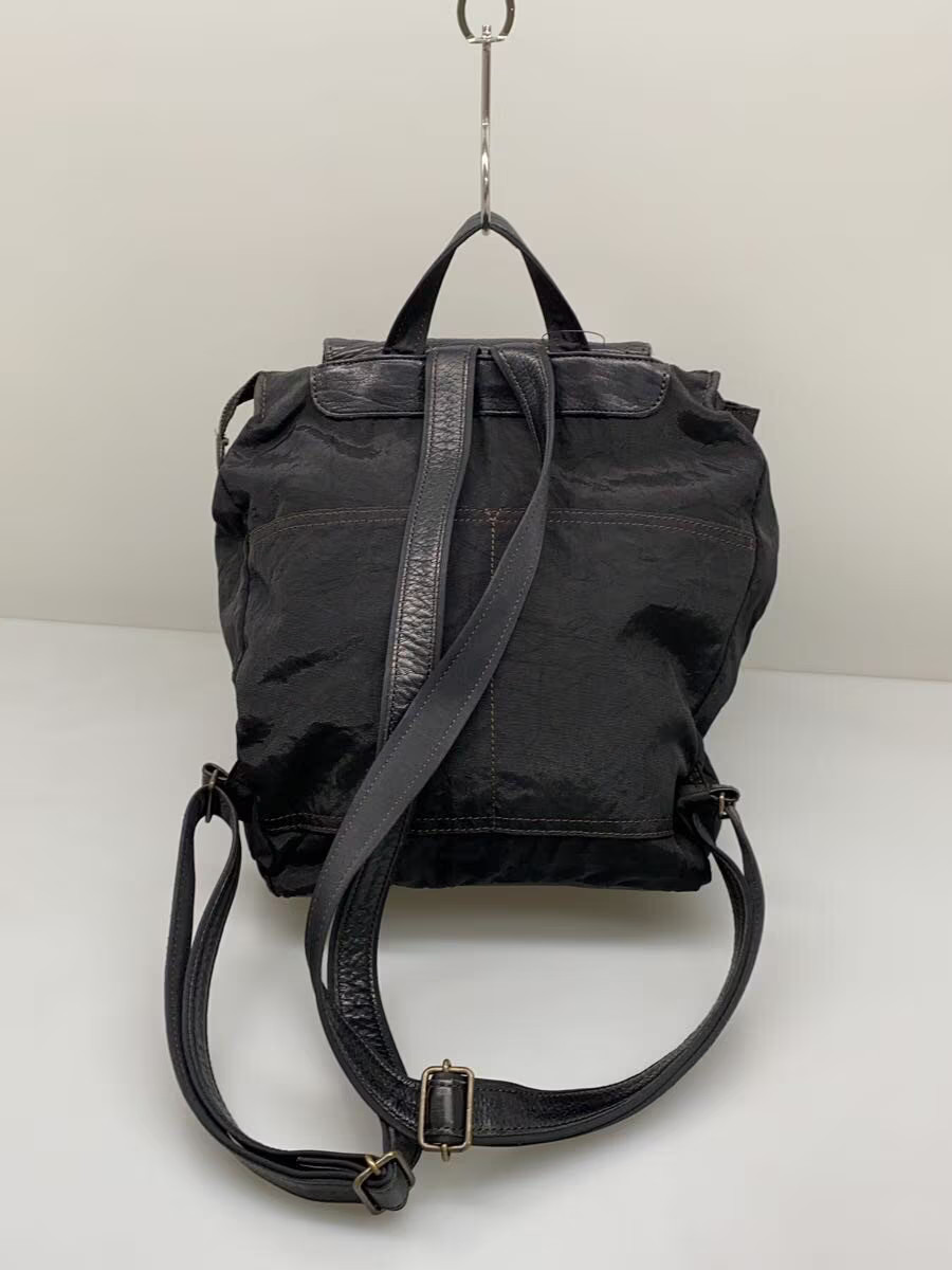IBIZA Backpack Nylon Black Solid Color - image 3