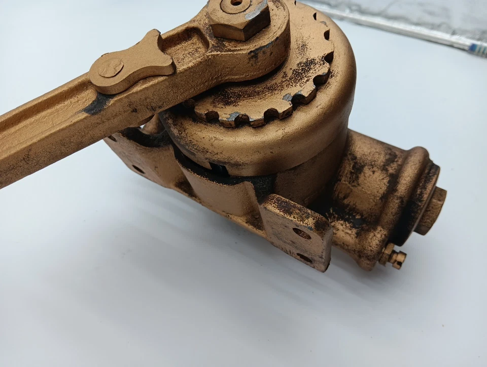 VTG Lockwood Pot Belly Industrial Door Closer Antique Decor Gold - Image 4 of 4