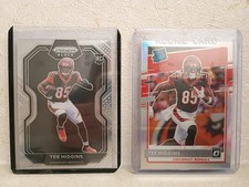 2020 Tee Higgins Panini 2 Card Lot Cincinnati Bengals, Tee Higgins Rookie Cards