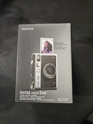 #ad New Fujifilm Instax Mini Evo Hybrid Instant Camera Black $48.96