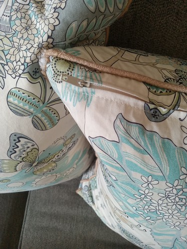 Beautiful Animal Themed Throw Pillows 🦋 🐰 🦌 🎣 🌸 Pillow 50% Down 50% Feather - Picture 14 of 20