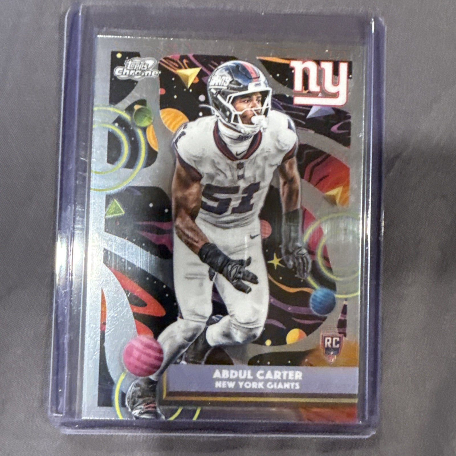2025 Topps Cosmic Chrome - Abdul Carter #173 (RC) NY Giants Rookie