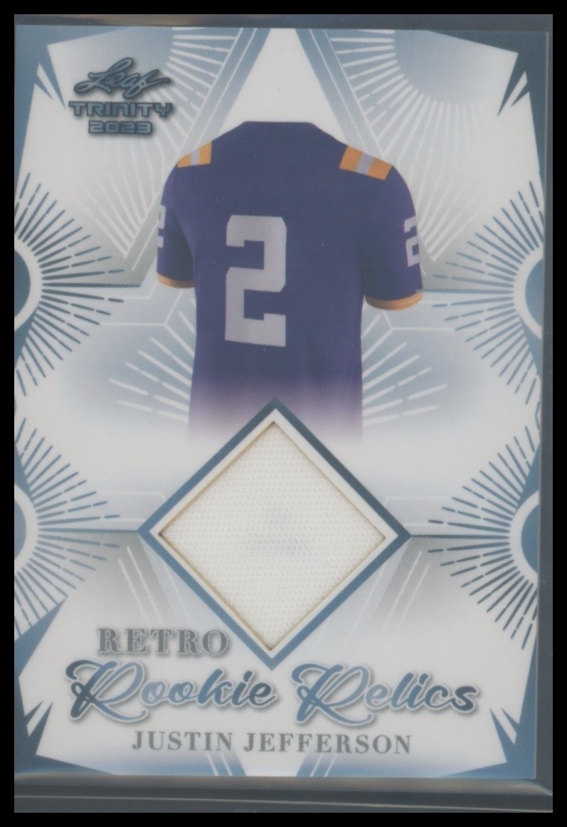 2023 Leaf Trinity (Mega Box) #RRR-6 Justin Jefferson Retro