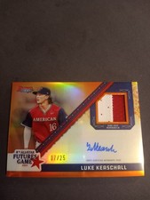 2024 Luke Keaschall Bowmens Best All-Star Futures Game Auto/Patch Orange Ref /25