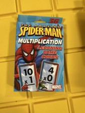 Amazing Spider-Man Multiplication Learning Game Cards H58