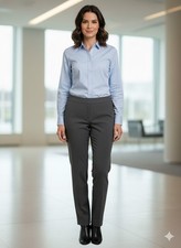 Women's Ann Taylor Factory Dress Pants - Gray Size 6 - Excellent Condition