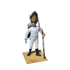 Vintage Napoleonic Toy Soldier Russian German Painted Model Figure Stadden