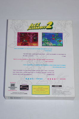 Jazz Jackrabbit 2 Big Box PC Game 1998 New SEALED Rare Epic Games