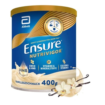 NutriVigor Vanille 400g Nahrungsergänzungsshake Proteine 27 Vitamine & - Bild 1 von 4
