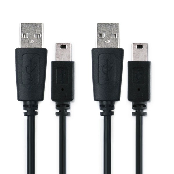 2X USB Kabel FüR Garmin NüVi 670TFM Ladekabel 1A Schwarz-image