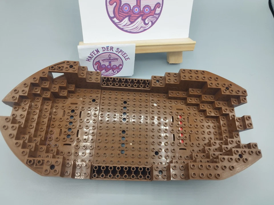 LEGO Piraten Schiff Boot Braun 3-teilig Rumpf Bug Mittelteil 2 - Bild 2 von 4