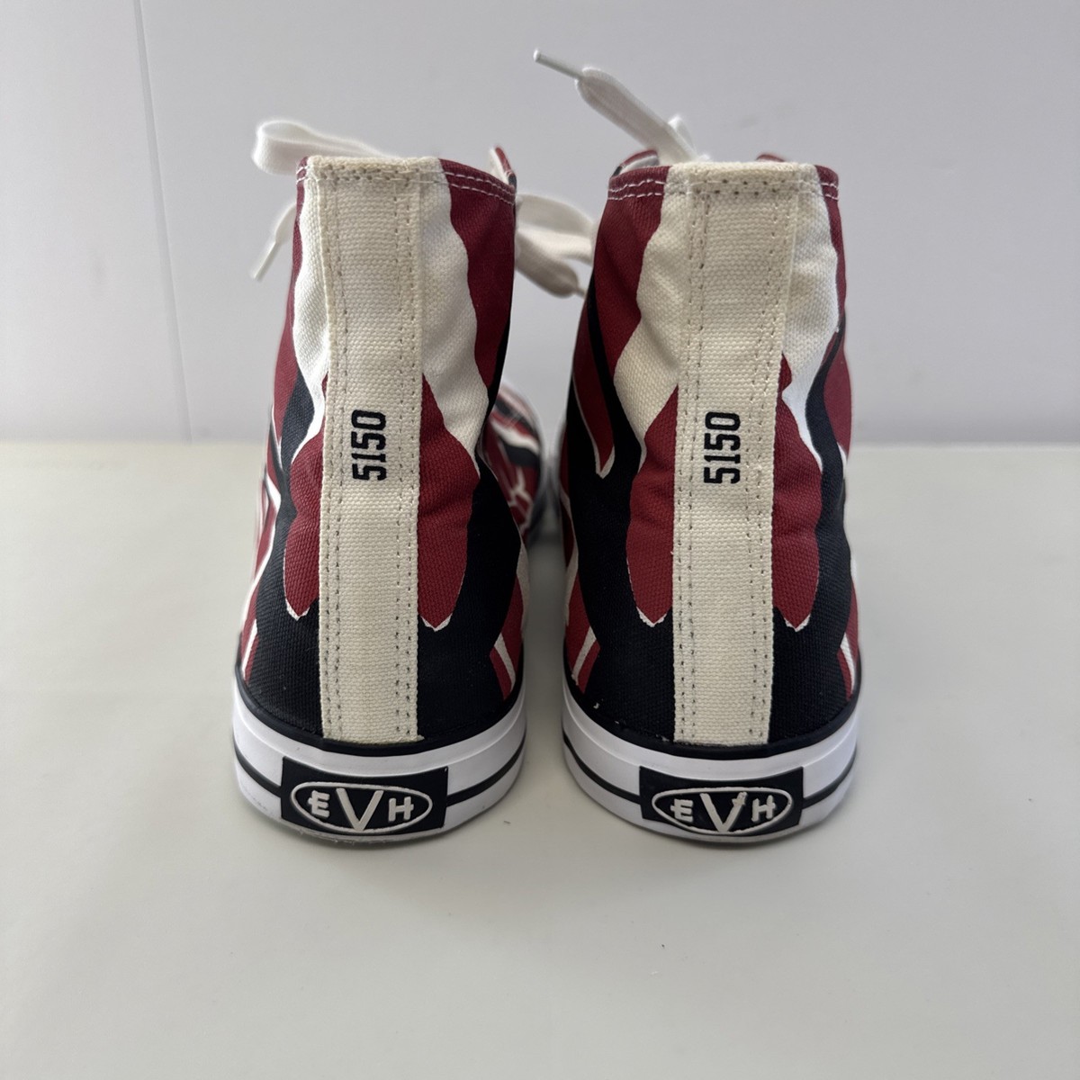 Eddie Van Halen Sneakers Mens 13 Red Frankenstein EVH 5150  display picture 2