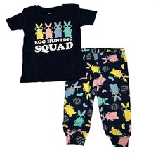The Children's Place Easter Egg Hunting Squad Family Snug Fit PJs Sz 3-6M