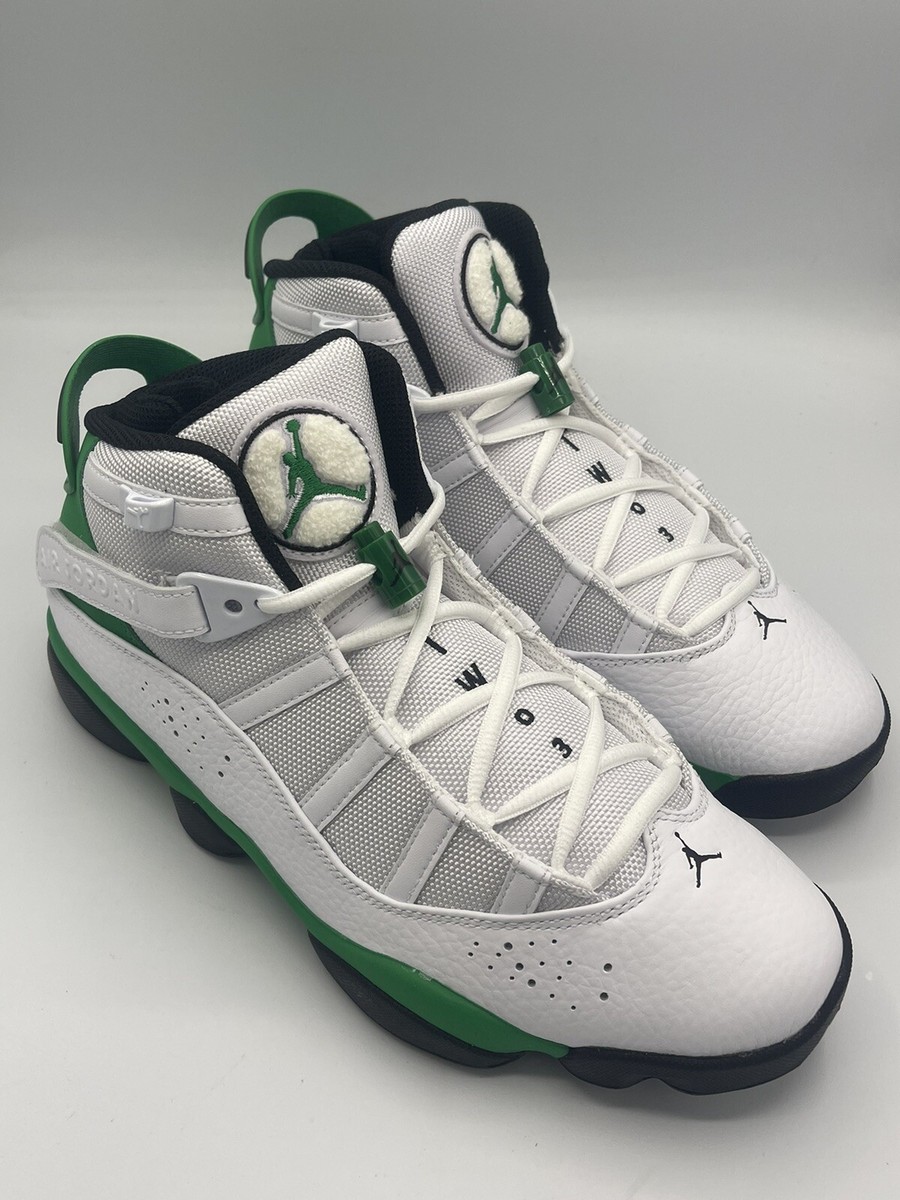 Nike Air Jordan 6 Rings Lucky Green White Black Men's Shoes NEW | eBay