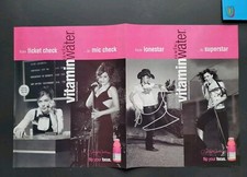 Kelly Clarkson Vitamin Water Promo 2 Page Print Advertisement 2006