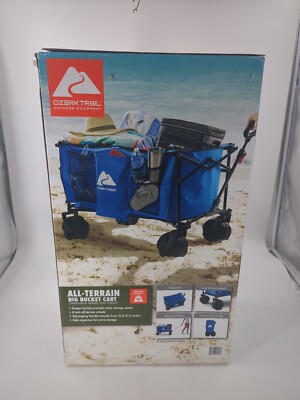Ozark Trail All-Terrain Camping/Beach Folding Wagon Oversized Wheels