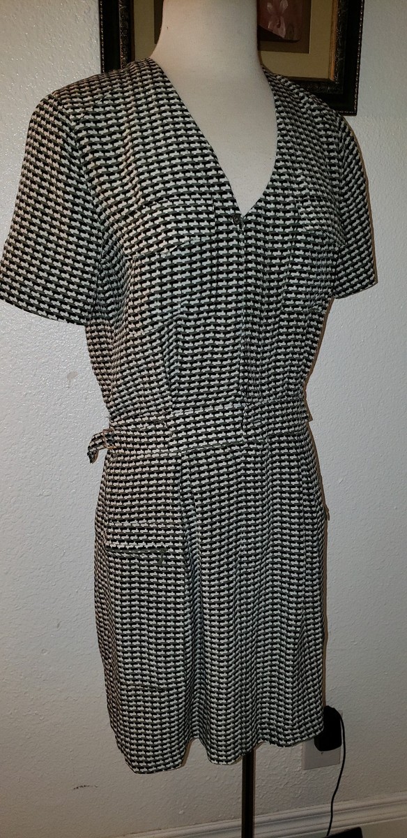 equipment femme silk dress Equipment Femme Long Sleeve Silk Blend Shirt Dress ~ Womens Small $475