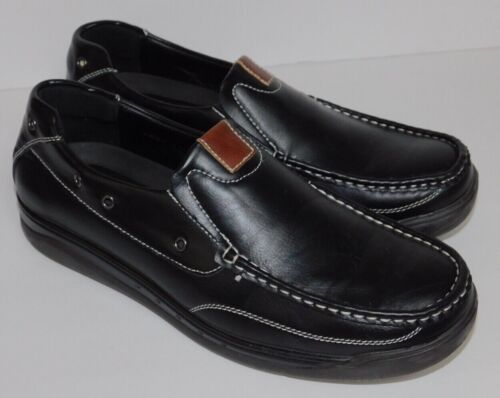 Zapatos de barco para hombre talla 9,5 Marco Vitale negros - Imagen 2 de 6