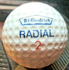 vtg - B.F. GOODRICH RADIAL - Logo Golf Ball - Car Truck Automobile - Tires - 1