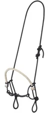 Rope Headstall - Rope Nose - Twisted Snaffle Bit Gag Bit Combo