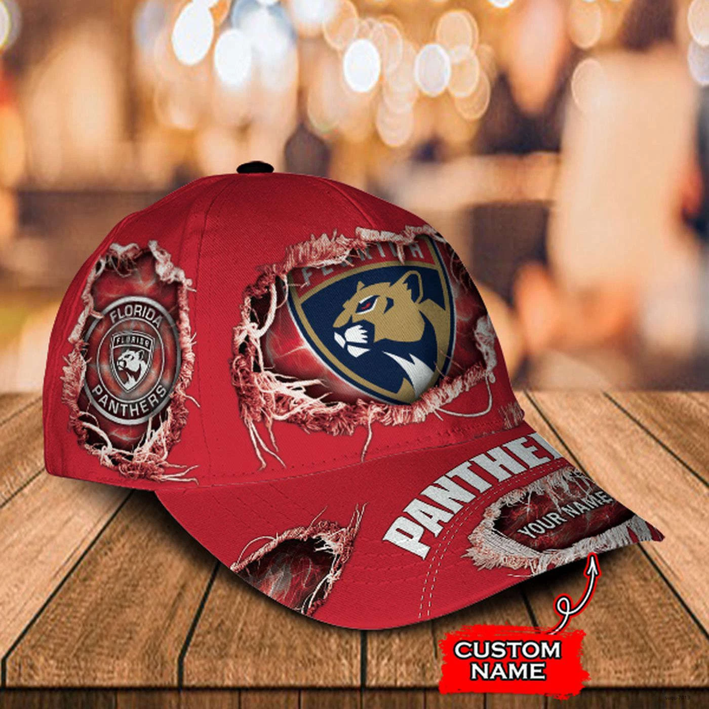 Custom Florida Panthers Classic Cap, Baseball Hat Hockey Team Gift