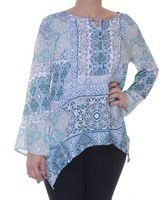 Style & Co. Women's Long Sleeves Tie Neck Top Size S on sale Style & Co. Women's Long Sleeves Tie Neck Top Size S on sale