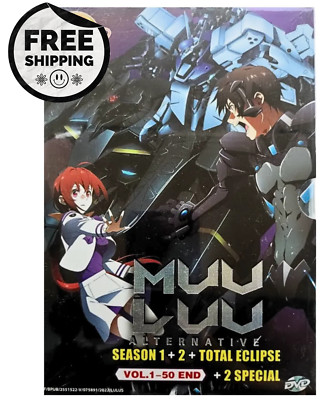 Anime DVD MUU LUU Alternative Season 1-2+Total Eclipse Vol.1-50 End+2 Special