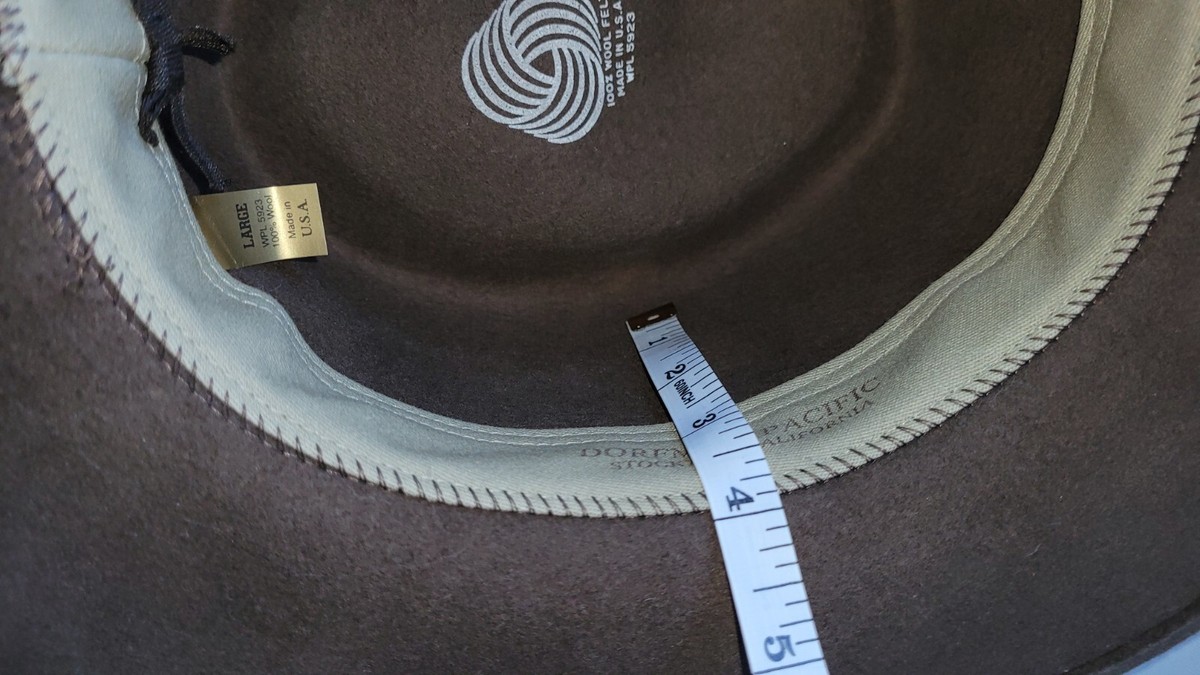 Vintage Dorfman Pacific Stockton California Brown Wool 