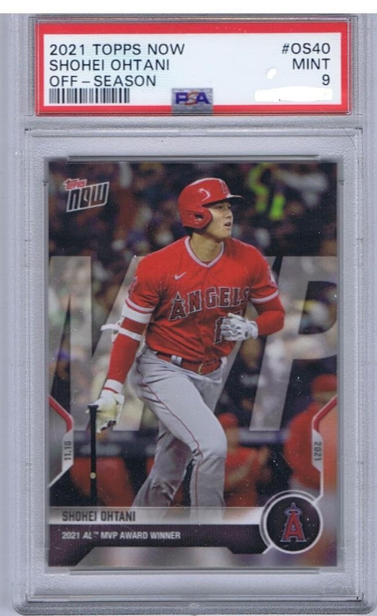 大谷翔平2021TOPPS NOW MVP AWARD WINNER PSA10 PSA10】大谷翔平 2021 Topps MVP 受賞 #OS40 鑑定済 - メルカリ