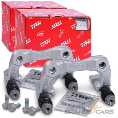 TRW 2x BREMSSATTELHALTER HINTEN FÜR SKODA OCTAVIA 2 3 VW GOLF 5 6 SCIROCCO 3