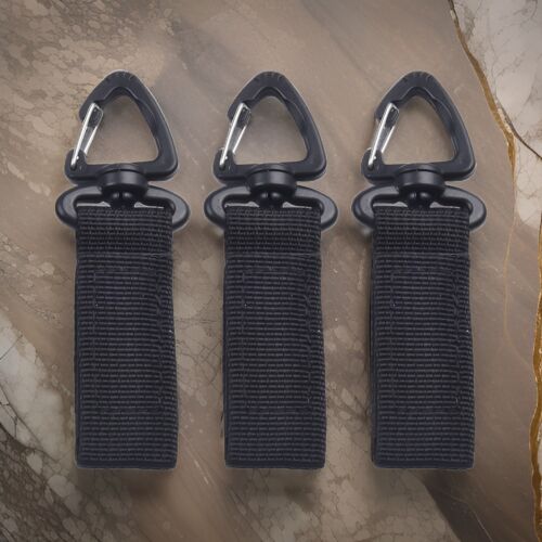 360 degree Rotating Buckle for Camping Hiking MultiTool Molle Webbing Clip - Picture 1 of 40