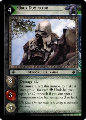 LOTR TCG Uruk Dominator (12S152) Black Rider