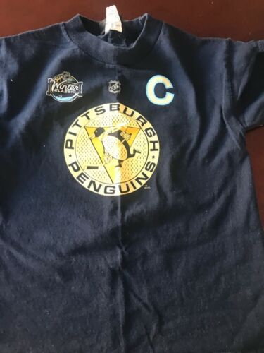 PreOwned Reebok Sidney Crosby 87 2011 Winter Classic Youth Tee Shirt Size L (7) - Picture 1 of 4