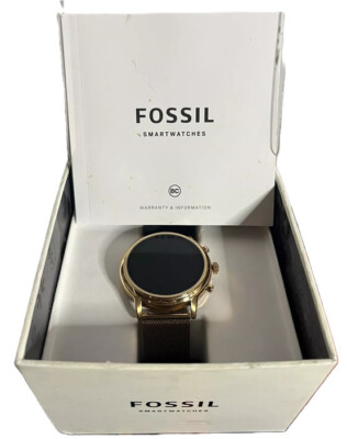 Fossil Gen Smartwatch Julianna HR 44mm Rose Gold-Steel