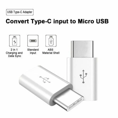 1-10 X Micro USB to USB 3.1 Type-C Data Adapter Converter For Samsung Google USA - Image 3 of 4