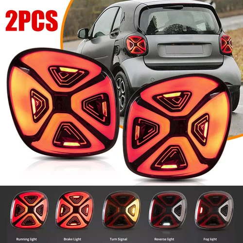 2x LED Taillights Assembly For Mercedez Benz Smart 453 Fortwo Forfour 2014-2020 - Picture 1 of 19